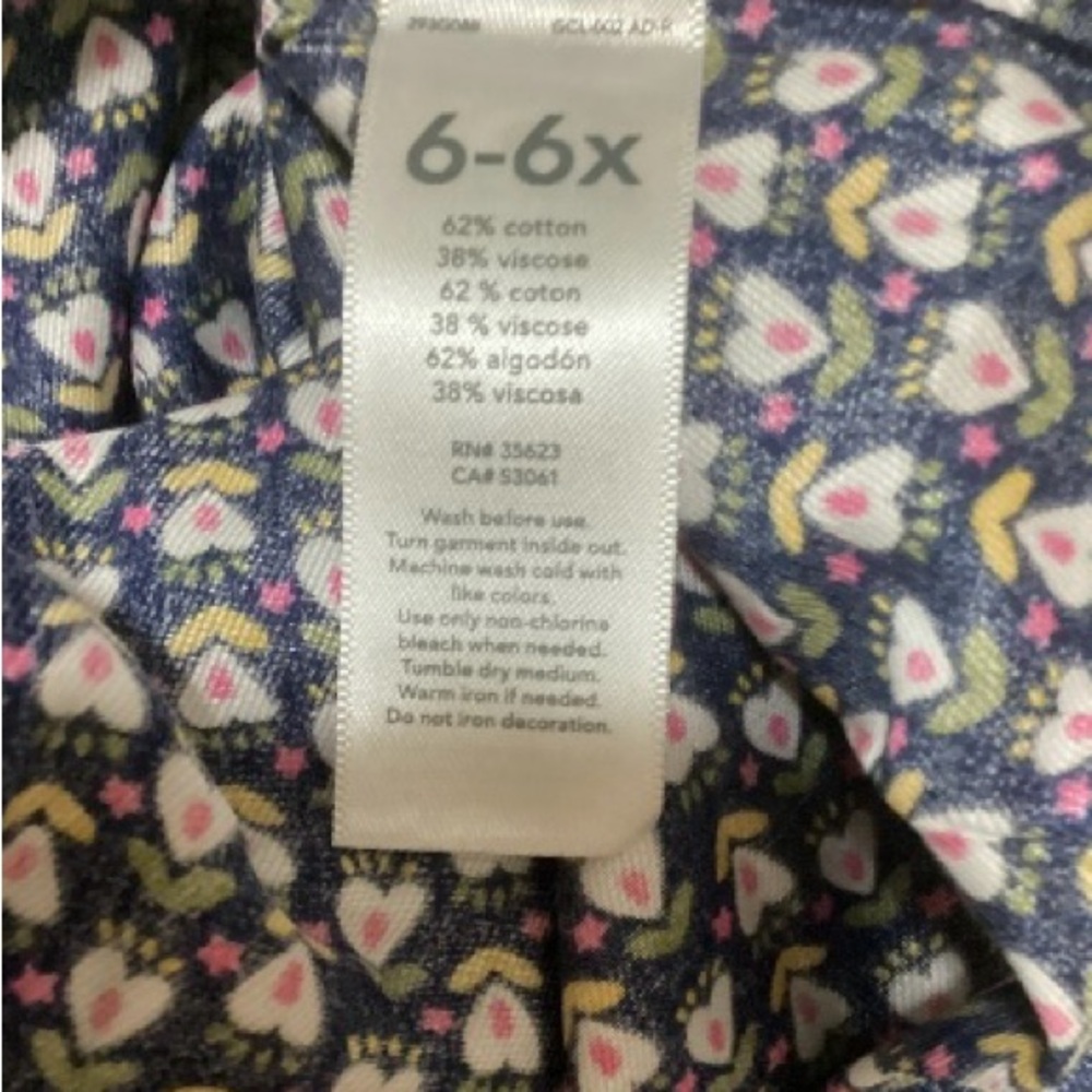 Carter’s Heart Tunic Top (NWT) (Size: 6/6X) - Picture 13 of 16